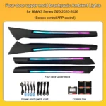 LED Crystal Door Trim Ambient Light For BMW 3 Series G20 Decorative Lights