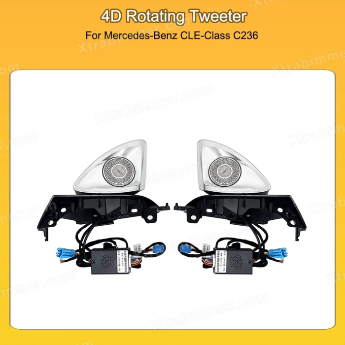 4D Rotating Tweeter Ambient Light Retrofit For Mercedes CLE-Class C236 - Image 6