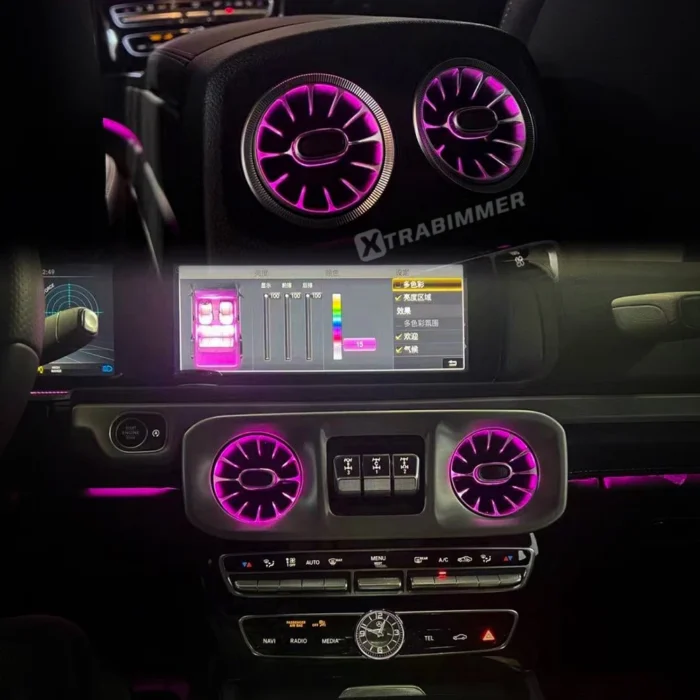 8/64 Colour LED Air Vent For Mercedes Benz G-Class W464 - Image 3