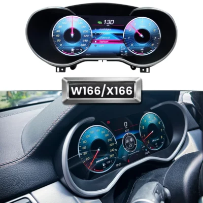 Digital CarPlay Instrument Cluster for Mercedes ML GL GLE GLS W166 X166 2012–2019