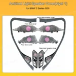 Luminous Speaker Cover Set for BMW 3 Series G20 Ambient Light Door Tweeter Hood Trim