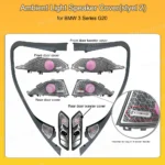 Luminous Speaker Cover Set for BMW 3 Series G20 Ambient Light Door Tweeter Hood Trim