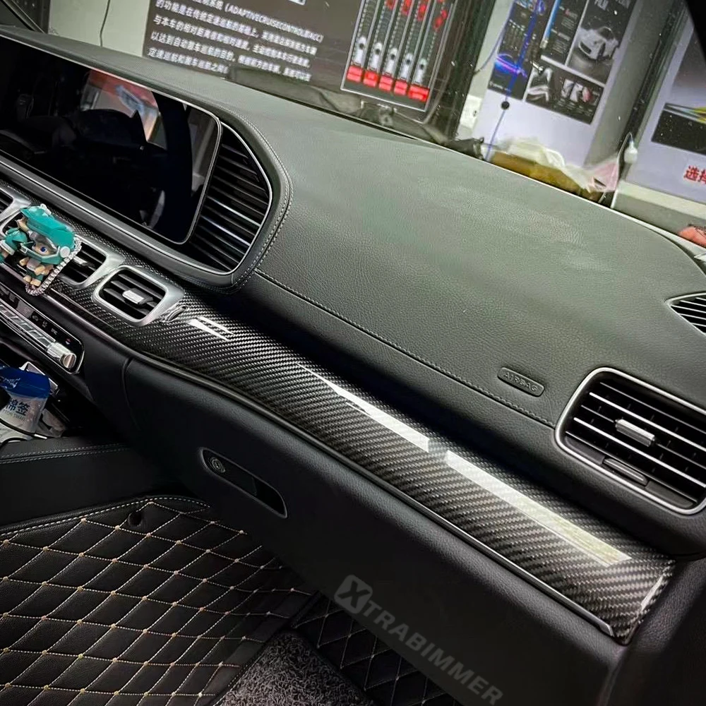 Carbon Fiber Interior Dashboard Decoration Trim for Mercedes GLE V167GLS X167 Interior (2)_webp Carbon Fiber Interior Dashboard Decoration Trim for Mercedes GLE V167/GLS X167 Interior