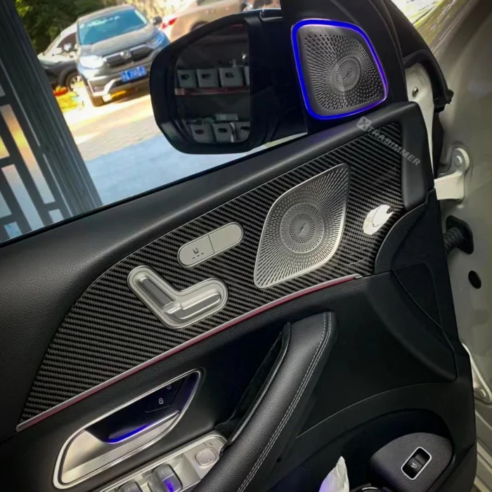Carbon Fiber Interior Dashboard Decoration Trim for Mercedes GLE V167/GLS X167 Interior