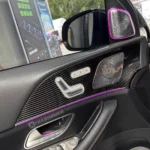 Carbon Fiber Interior Dashboard Decoration Trim for Mercedes GLE V167/GLS X167 Interior