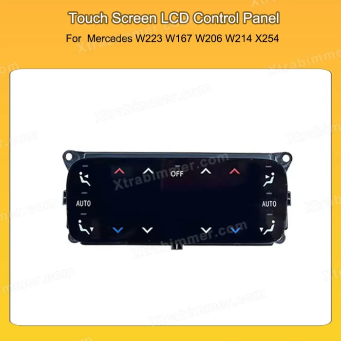 Mercedes‑Benz W214 Rear Climate Control Panel AC Screen Upgrade - Image 2