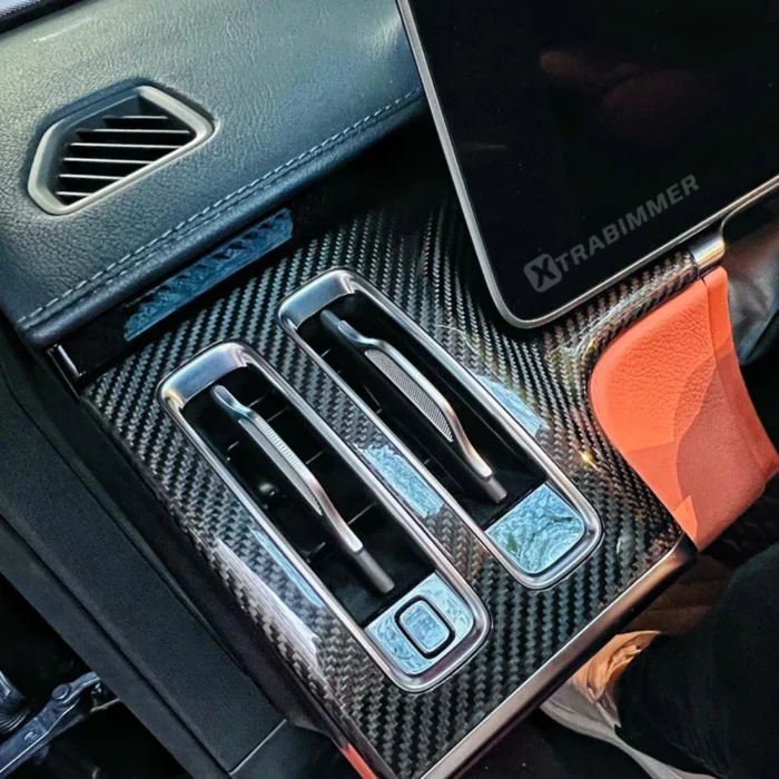 Dry Carbon Fiber Dashboard Decoration Trim for Mercedes Benz S Class W223 Interior Upgrade - Image 4