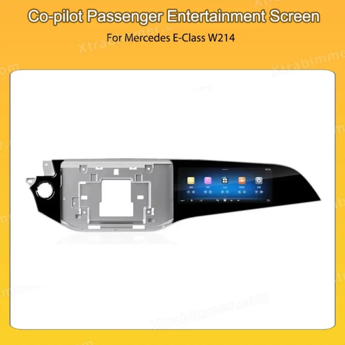 12.3 inch Carplay Co-pilot Passenger Entertainment Screen For Mercedes Benz E Class W214 - Image 6