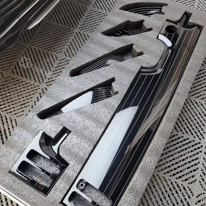 Piano Black Stripe Decoration Panel For Mercedes Benz S Class W223 Interior Upgrade Trim - Image 3
