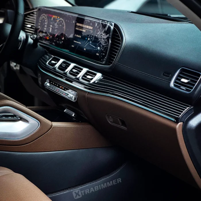Piano Black Stripe Decoration Panel for Mercedes GLE V167/GLS X167 Interior Upgrade Trim - Image 3