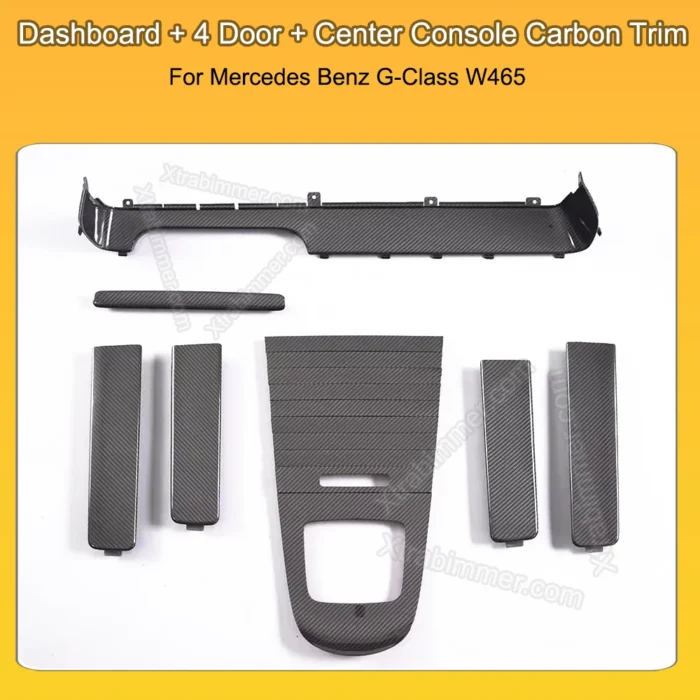 Dry Carbon Fiber Decoration Trim Interior Upgrade for For Mercedes Benz G-Class W465/W464
