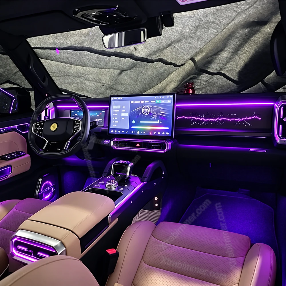 Dynamic Active Ambient Lighting For Chery Jetour Traveller T2