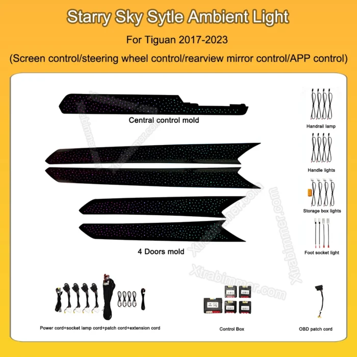 VW Tiguan dynamic ambient light kit