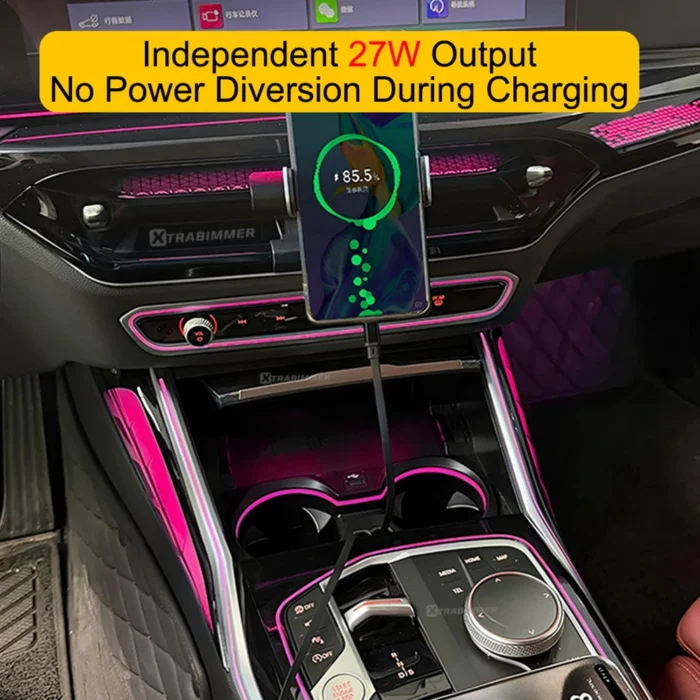 LED Cup Holder Lamp for BMW 2/3/4 Series G20 G22 G80 G82 G42 M2 M3 M4 I3 I4 Ambient Light Upgrade