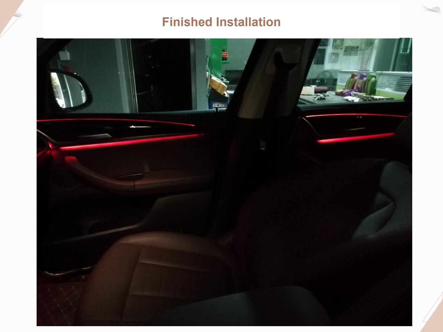 BMW X3 X4 installation manual page 23: Finished Installation